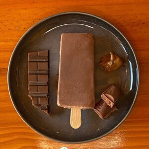 Paleta chocolate con dulce de leche